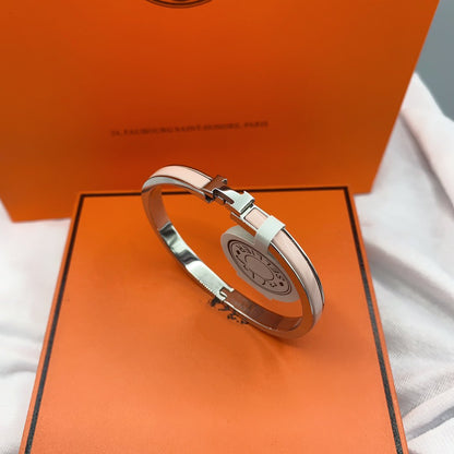 [Clara Jewels]CLASSIC HM CLIC  PINK 8MM ENAMEL BRACELET