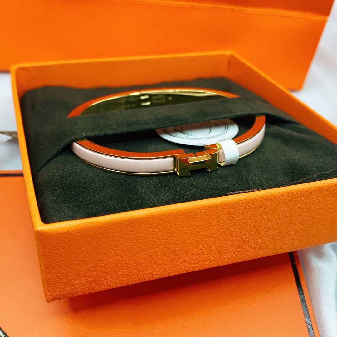 [Clara Jewels]CLASSIC HM CLIC  PINK 8MM ENAMEL BRACELET