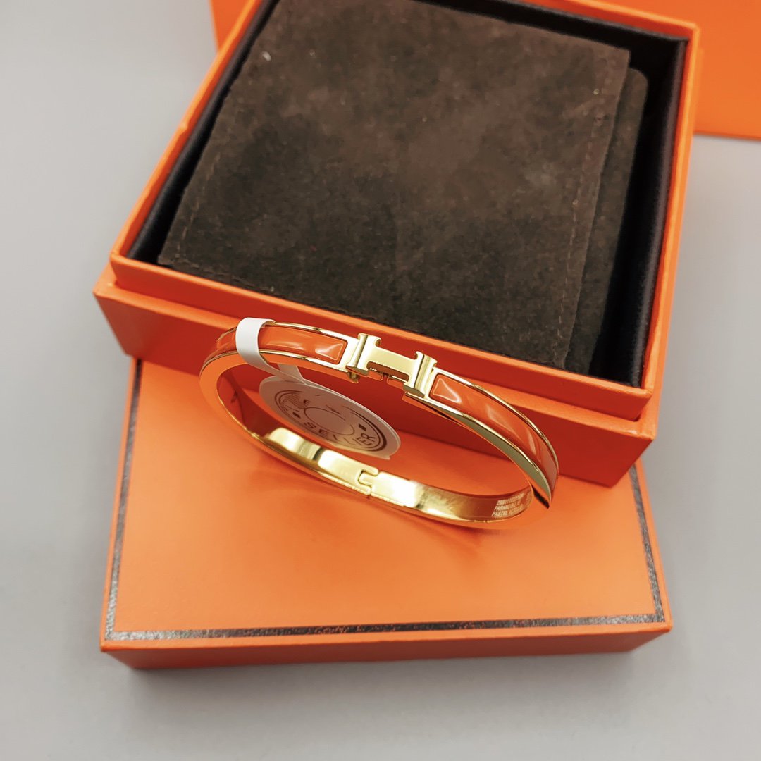 [Clara Jewels]CLASSIC HM CLIC RED 8MM ENAMEL BRACELET