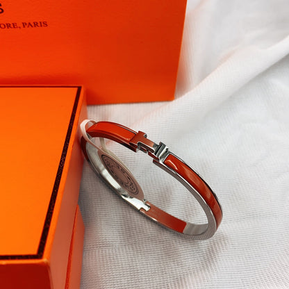 [Clara Jewels]CLASSIC HM CLIC RED 8MM ENAMEL BRACELET