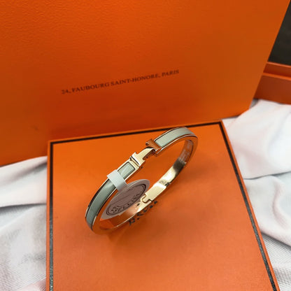 [Clara Jewels]CLASSIC HM CLIC GREEN 8MM ENAMEL BRACELET