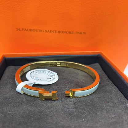 [Clara Jewels]CLASSIC HM CLIC GREEN 8MM ENAMEL BRACELET