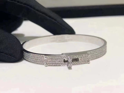 [Clara Jewels]HM KELLY BRACELET IN SILVER AND FULL PAVE DIAMOND