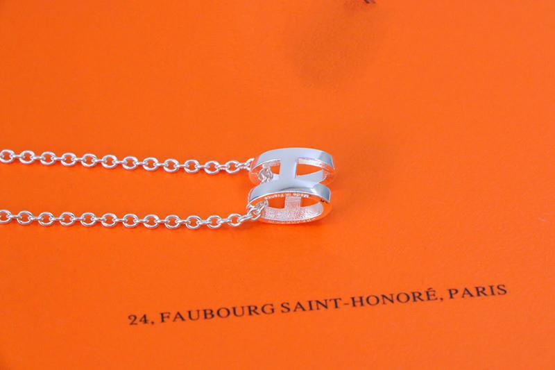[Clara Jewels]HM NECKLACE H LETTER OVAL SERIES