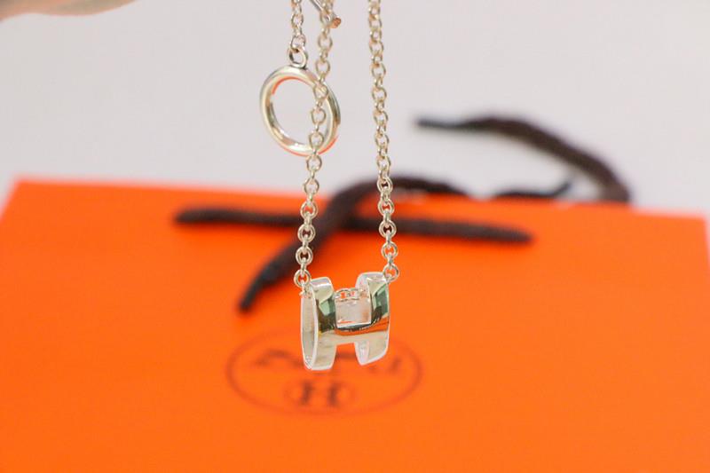 [Clara Jewels]HM NECKLACE H LETTER OVAL SERIES