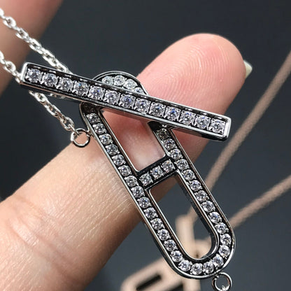 [Clara Jewels]HM NECKLACE PLATINUM ROSE GOLD DIAMOND