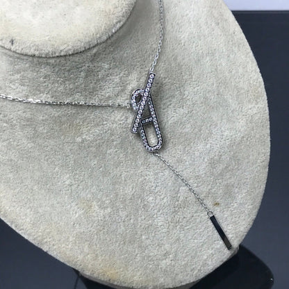 [Clara Jewels]HM NECKLACE PLATINUM ROSE GOLD DIAMOND