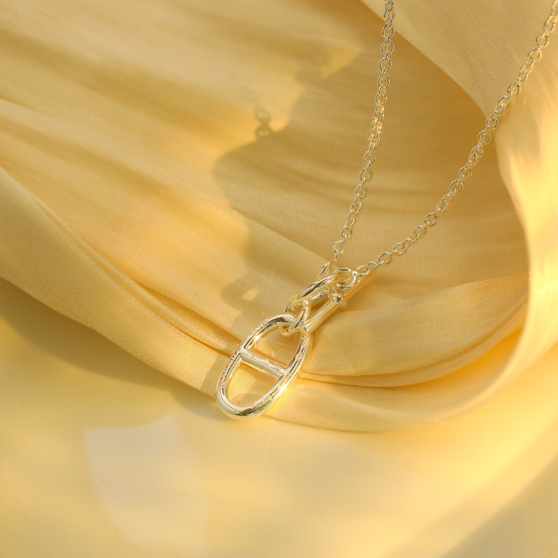 [Clara Jewels]HM CHAINE D'ANCRE PENDANT NECKLACE STERLING SILVER