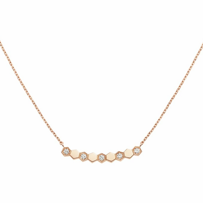 [Clara Jewels]BEE MY LOVE DIAMOND NECKLACE