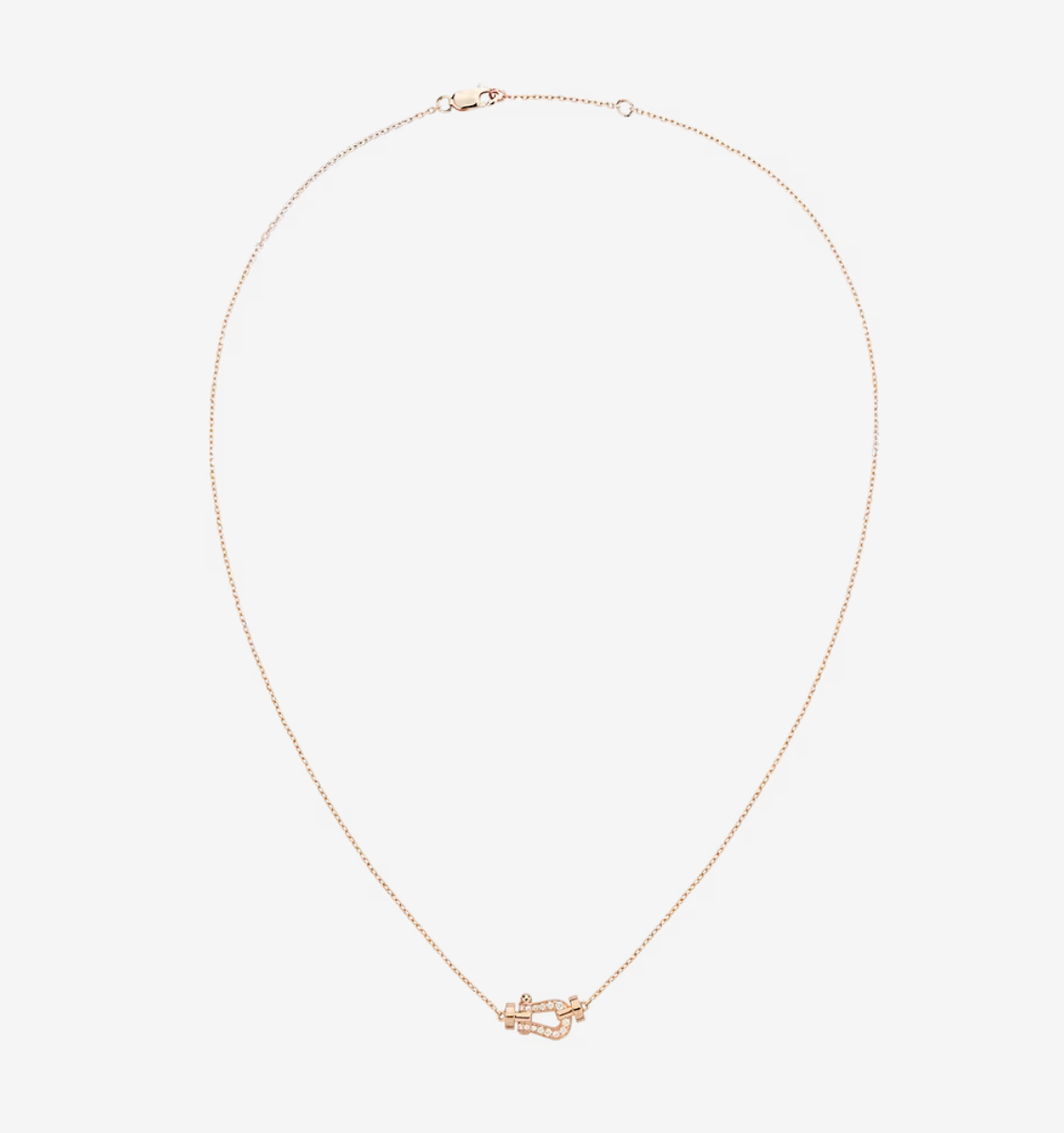 [Clara Jewels]FORCE 10 DIAMOND PINK GOLD NECKLACE MINI MODEL