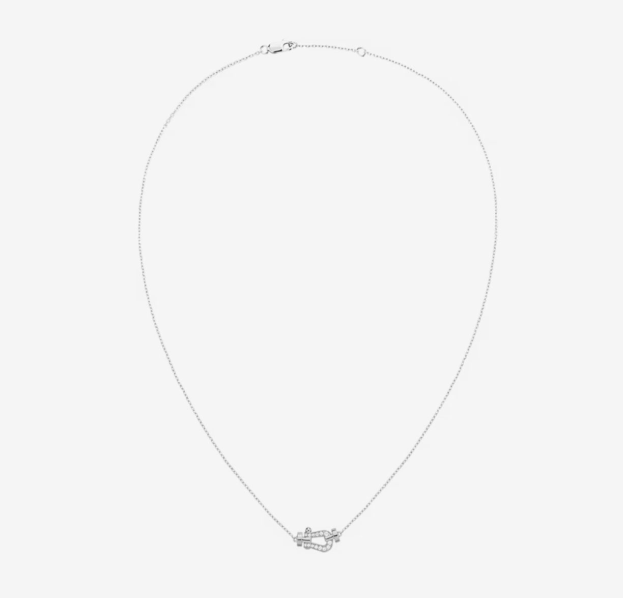 [Clara Jewels]FORCE 10 DIAMOND SILVER NECKLACE MINI MODEL