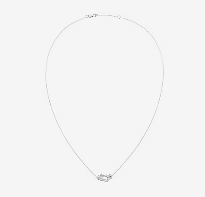 [Clara Jewels]FORCE 10 DIAMOND SILVER NECKLACE MINI MODEL