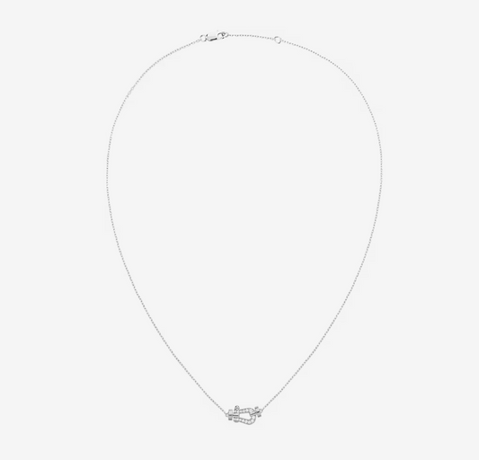 [Clara Jewels]FORCE 10 DIAMOND SILVER NECKLACE MINI MODEL