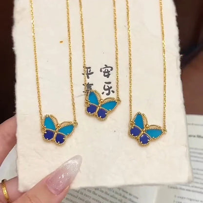 [Clara Jewels] 2026 NEW LUCKY BUTTERFLY 1 MOTIFS NECKLACE