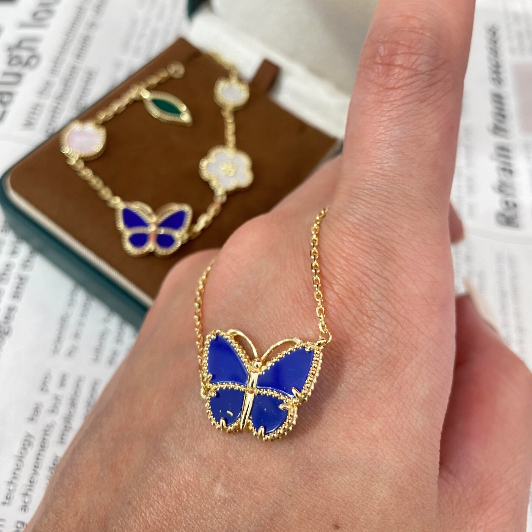 [Clara Jewels] 2026 NEW LUCKY BUTTERFLY 1 MOTIFS NECKLACE