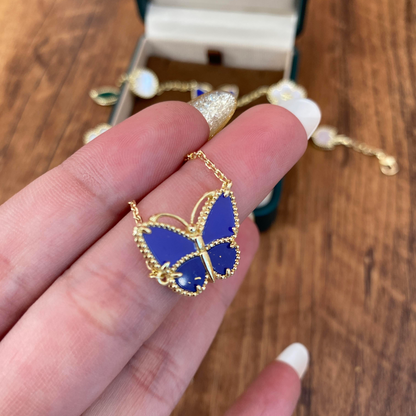 [Clara Jewels] 2026 NEW LUCKY BUTTERFLY 1 MOTIFS NECKLACE