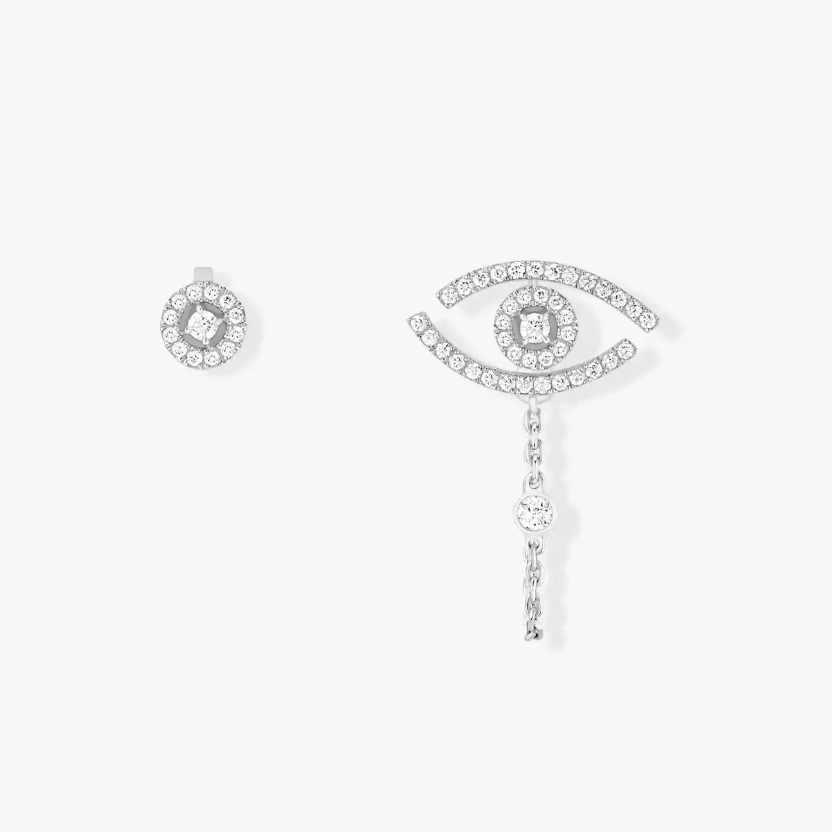 [Clara Jewely]Lucky Eye Diamond Earrings