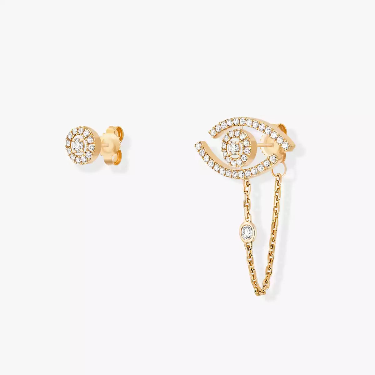 [Clara Jewely]Lucky Eye Diamond Earrings