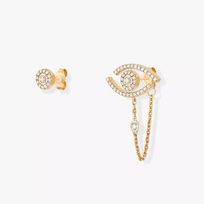 [Clara Jewely]Lucky Eye Diamond Earrings