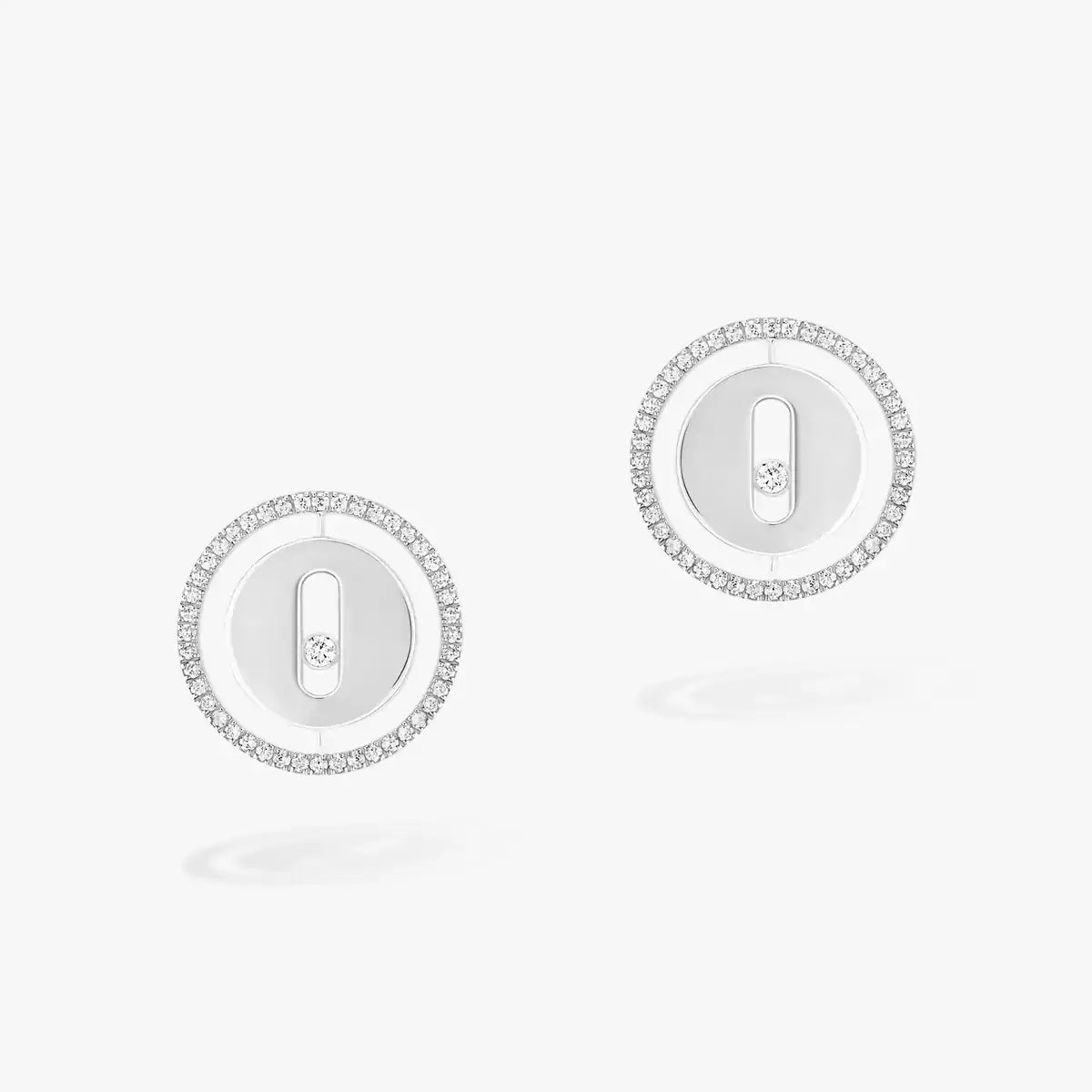 [Clara Jewely]Lucky Move Diamond Earrings