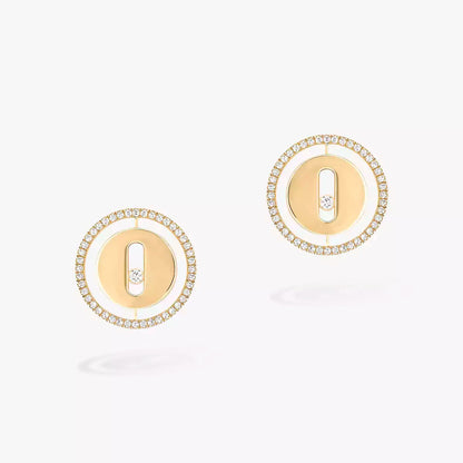 [Clara Jewely]Lucky Move Diamond Earrings