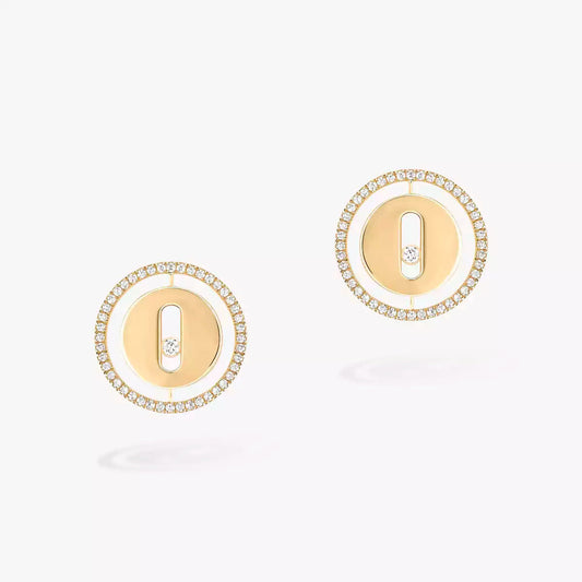 [Clara Jewely]Lucky Move Diamond Earrings