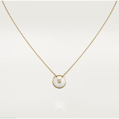 [Clara Jewels]AMULETTE ROSE GOLD MOP NECKLACE