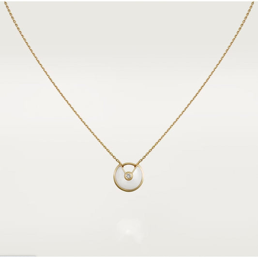 [Clara Jewels]AMULETTE ROSE GOLD MOP NECKLACE