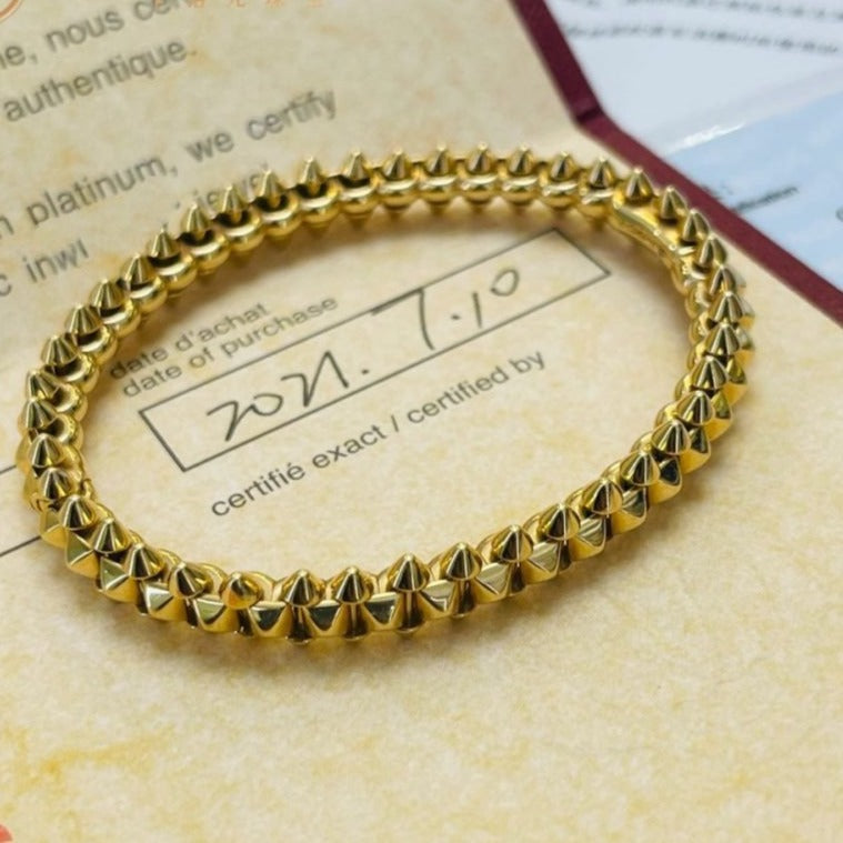 [Clara Jewels]CLASH GOLD BRACELET
