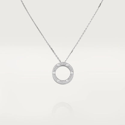[Clara Jewels]LOVE NECKLACE ADJUSTABLE SILVER