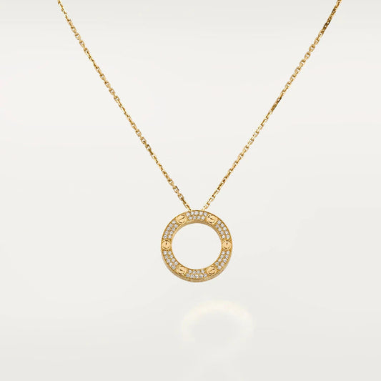 [Clara Jewels]LOVE NECKLACE ADJUSTABLE ROSE GOLD