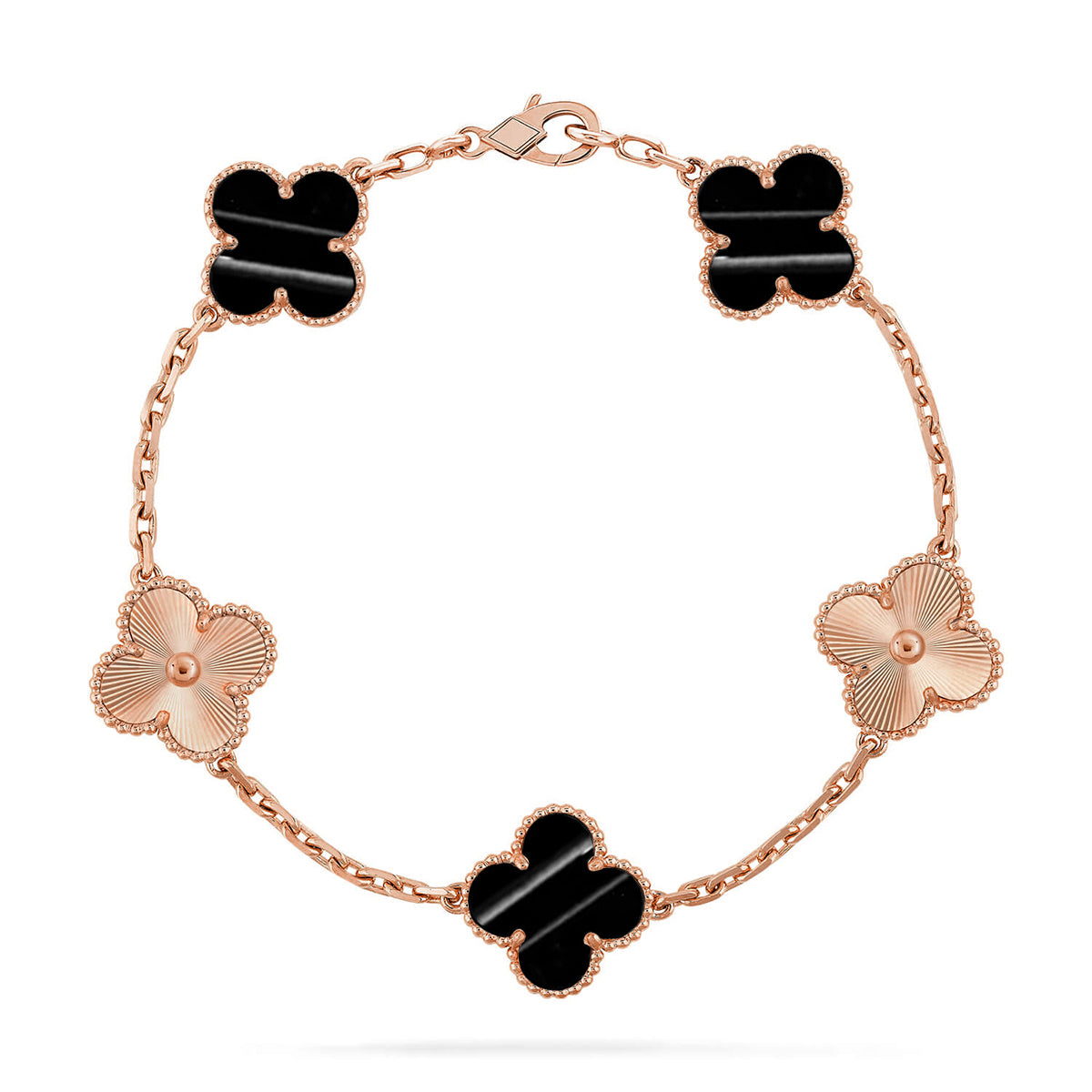 [Clara Jewels] CLOVER 5 MOTIF PULSAR STONE BRACELET COLLECTION