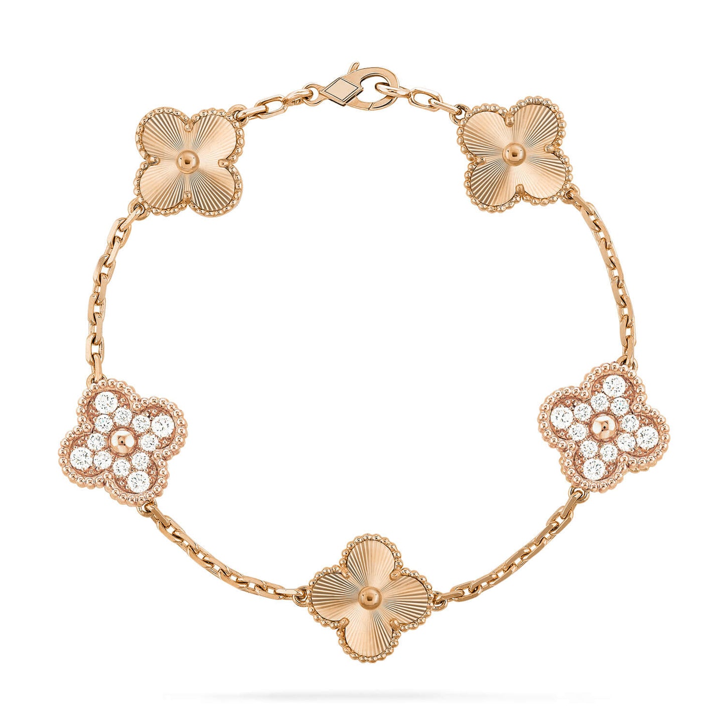[Clara Jewels] CLOVER 5 MOTIF LASER BRACELET COLLECTION