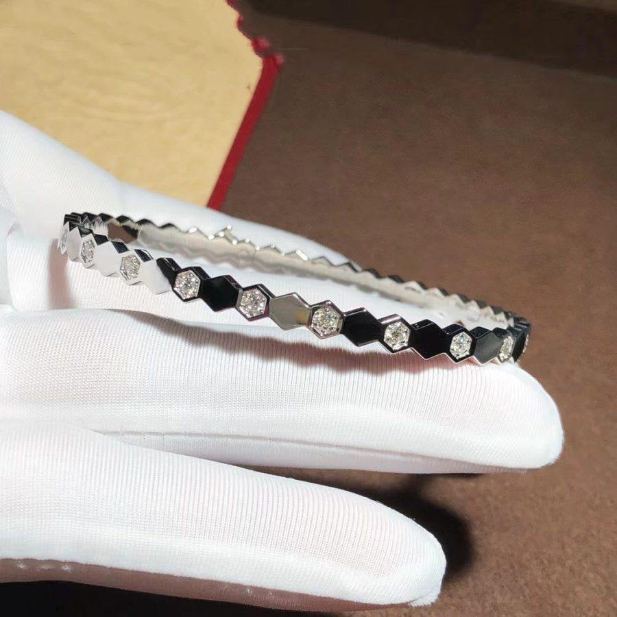 [Clara Jewels]BEE LOVE SILVER DIAMOND BRACELET