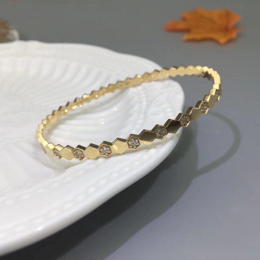 [Clara Jewels]BEE LOVE GOLD DIAMOND BRACELET