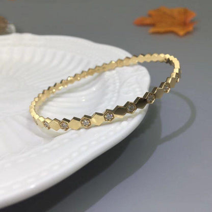 [Clara Jewels]BEE LOVE GOLD DIAMOND BRACELET