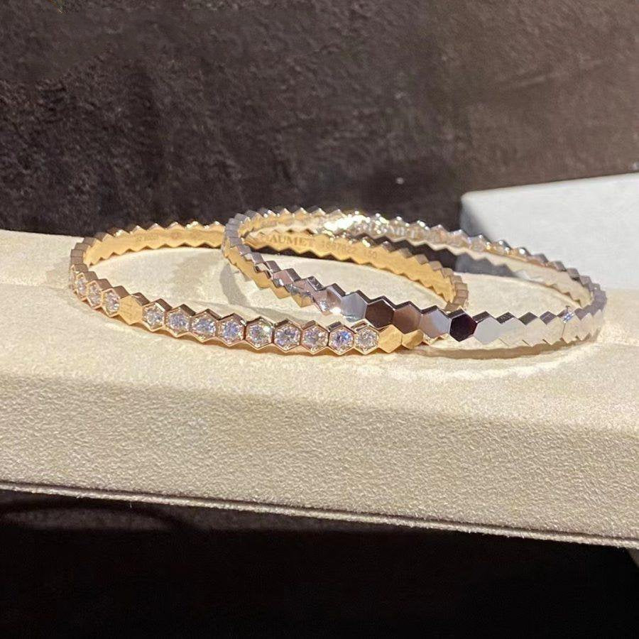[Clara Jewels]BEE LOVE GOLD BRACELET FULL DIAMOND