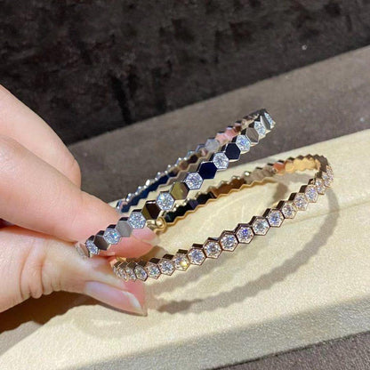 [Clara Jewels]BEE LOVE GOLD BRACELET FULL DIAMOND