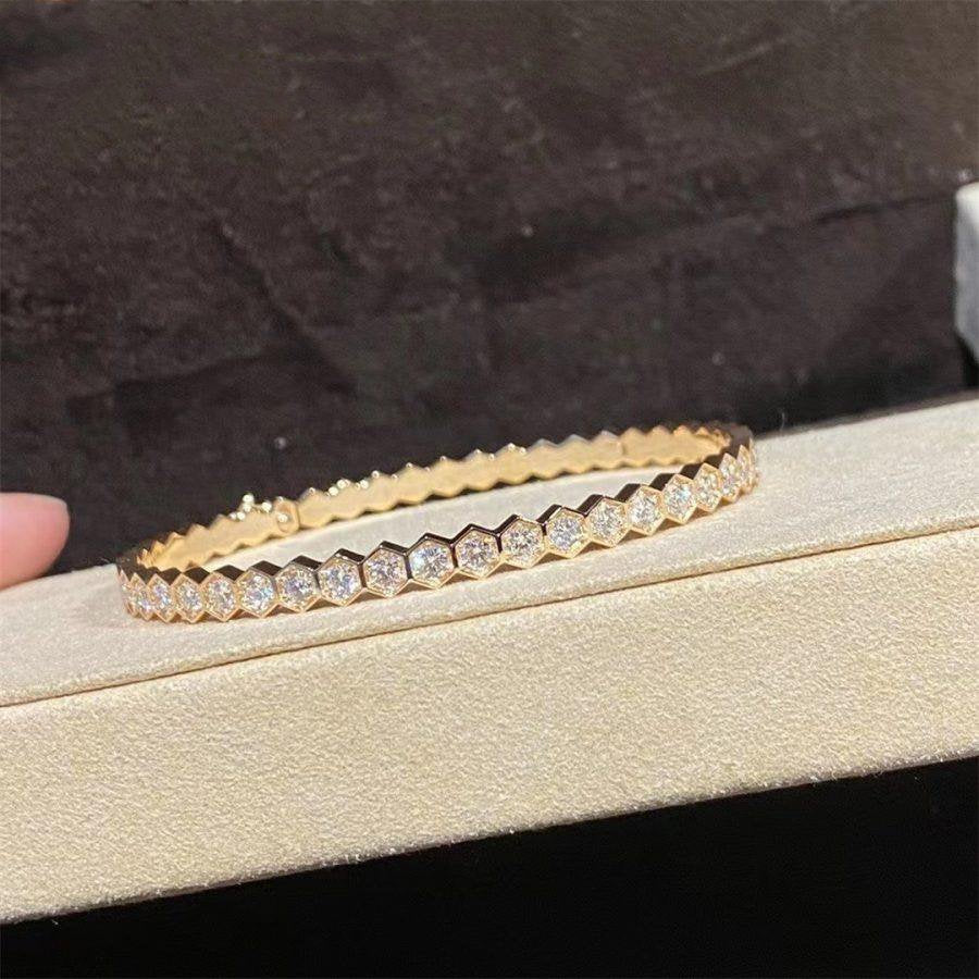 [Clara Jewels]BEE LOVE GOLD BRACELET FULL DIAMOND