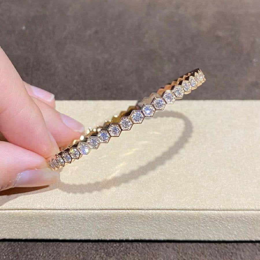 [Clara Jewels]BEE LOVE GOLD BRACELET FULL DIAMOND