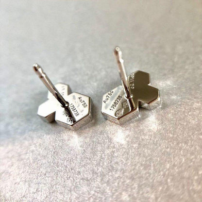 [Clara Jewels]BEE LOVE SILVER DIAMOND EARRINGS