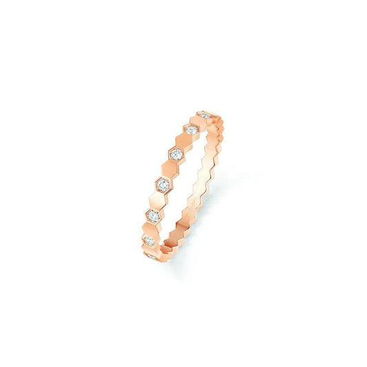 [Clara Jewels]BEE LOVE RING PINK GOLD DIAMOND
