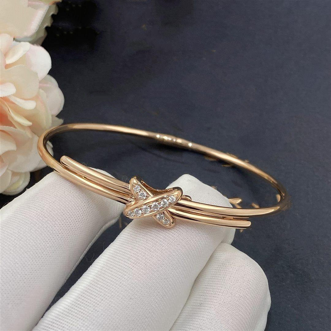 [Clara Jewels]JEUX DE BRACELET PINK GOLD DIAMONDS