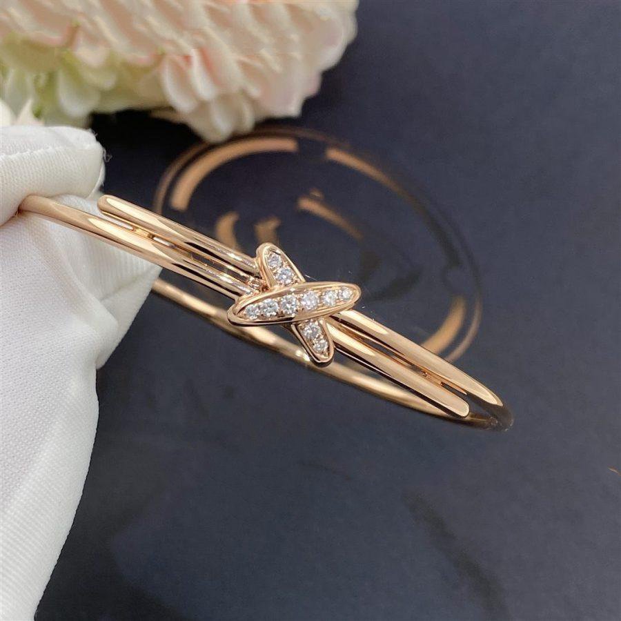 [Clara Jewels]JEUX DE BRACELET PINK GOLD DIAMONDS