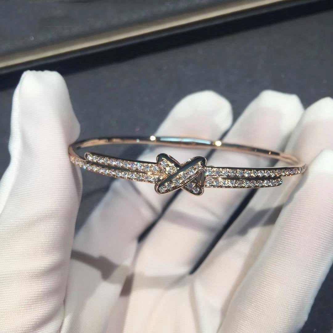 [Clara Jewels]JEUX DE BRACELET DIAMONDS PINK GOLD