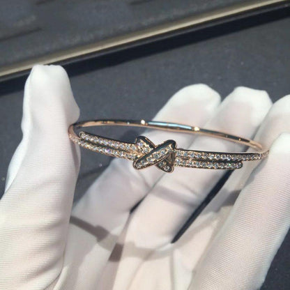 [Clara Jewels]JEUX DE BRACELET DIAMONDS PINK GOLD
