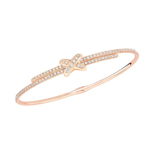 [Clara Jewels]JEUX DE BRACELET DIAMONDS PINK GOLD