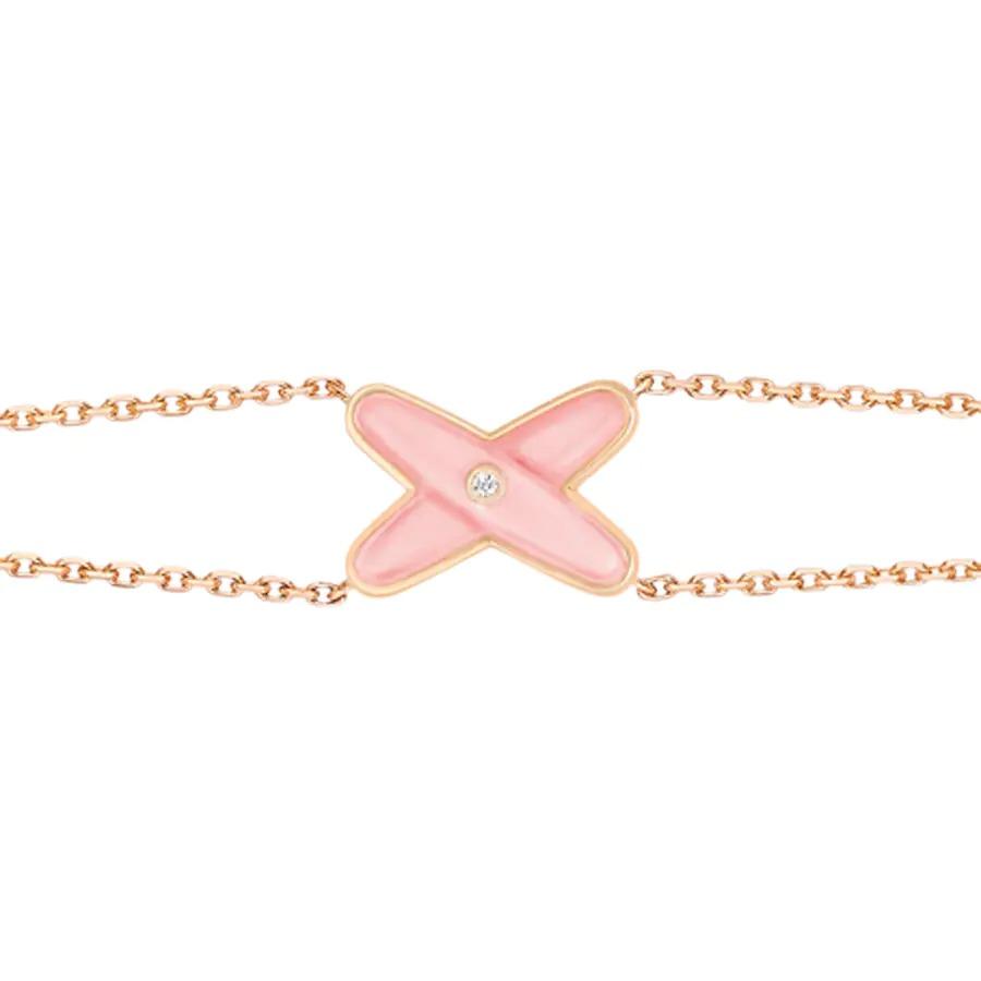 [Clara Jewels]JEUX BRACELET PINK MOP PINK GOLD 1 DIAMOND