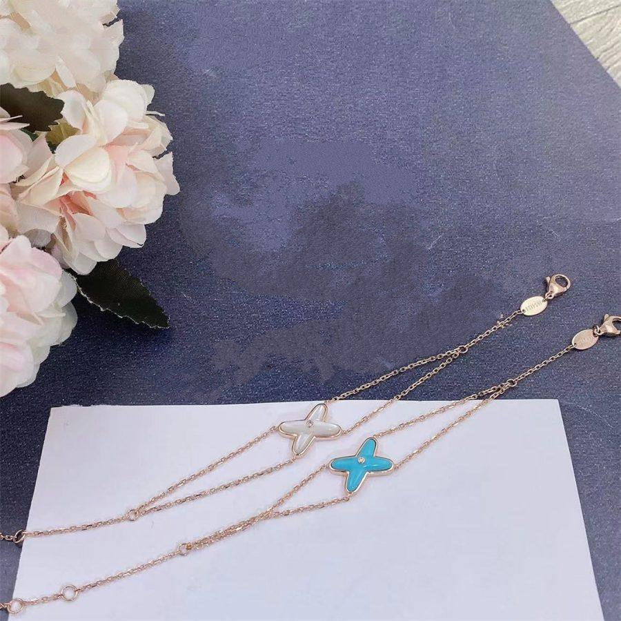 [Clara Jewels]JEUX BRACELET TURQUOISE PINK GOLD 1 DIAMOND