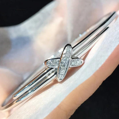 [Clara Jewels]JEUX DE BRACELET SILVER DIAMONDS